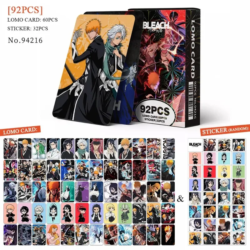 Anime Aanval op Titan‌ Lomo Kaart Ansichtkaart Speelgoed Haikyuu Apotheker Dagboeken Honkai Star Rail Collectie Kaarten Met Stickers Gift