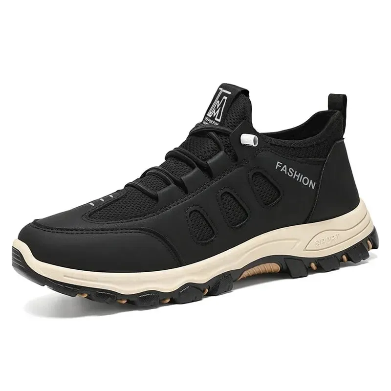 Men's Hiking Shoes Fashion High Quality Men Sneakers Outdoor Trekking Climbing Sport Shoes Breathable Lace Up Men Walking Shoes