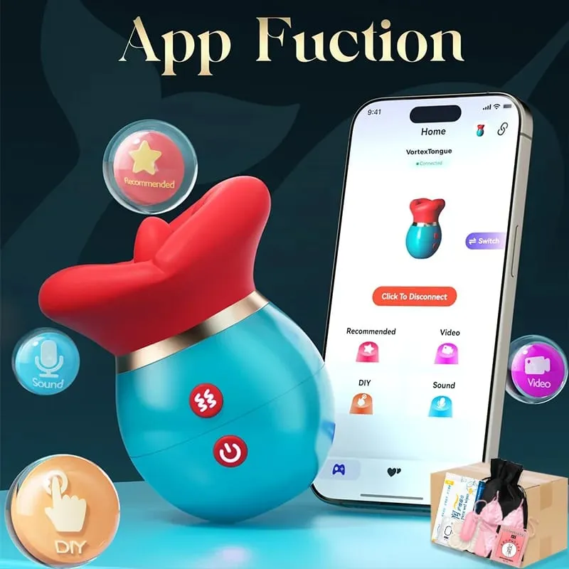Powerful sucking vibrator female tongue licking sex toys sucker female oral nipple stimulator adult electric sex toys.