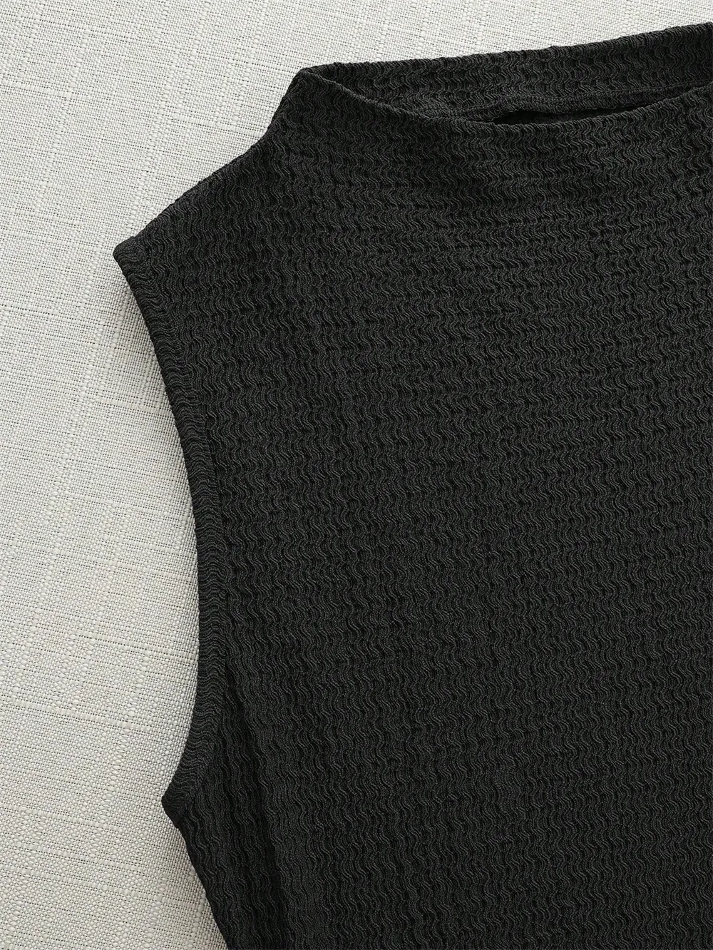 Women's Elegant Texture Fabric Pleating Waist Sice Ribbon Slim Fit Mini Dresses Casual Metal Buckle Solid Color Dress Summer
