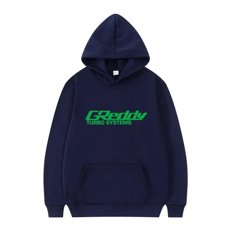 GReddy Turbo Systems Sweatshirt Tops Men Cool GReddy Hoodies Pullover Streetwear
