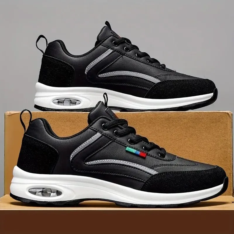 Men's Casual Sneakers Breathable Mesh Upper Walking Shoes Outdoor Modern Style in Athletic Footwear Shoes Man