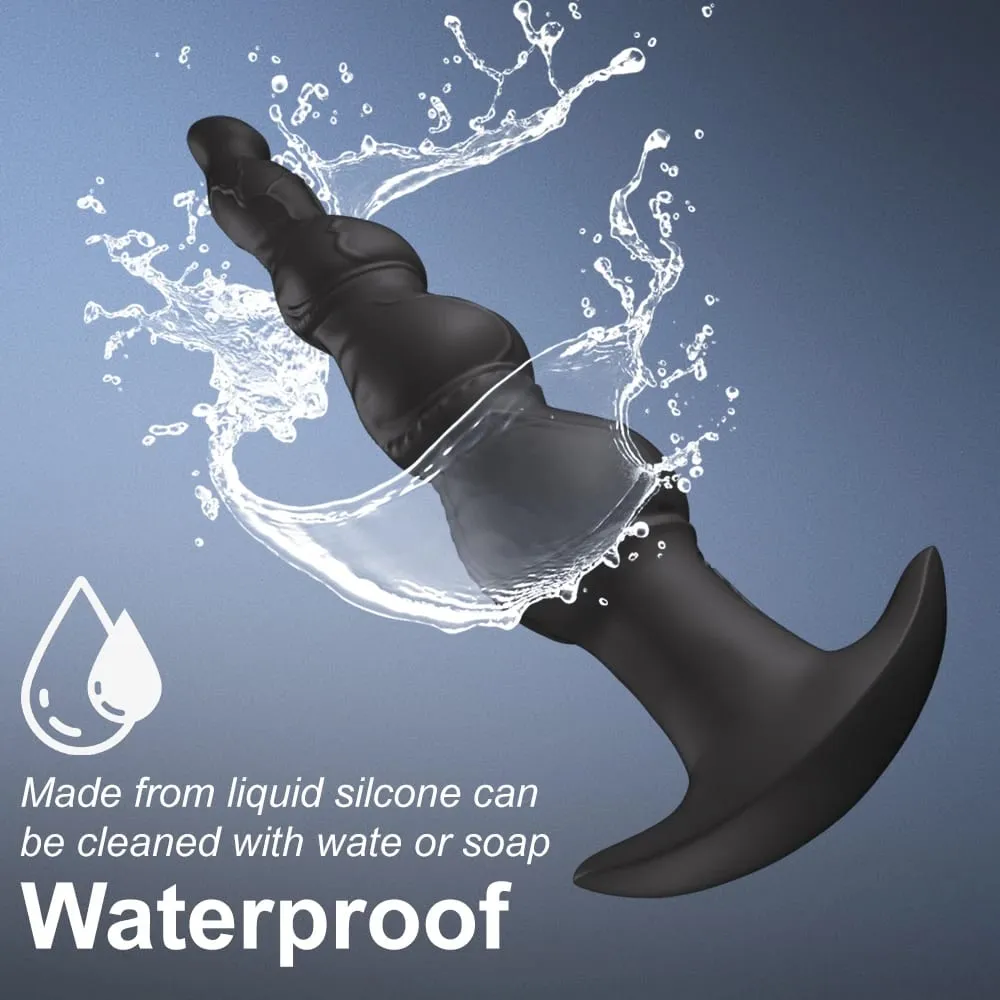 Anal Plug Soft Silicone Anal Butt Plug Stimulator Adult Sex Toys for Men Women Prostate Massager G-Spot Anal Dilation Trainer