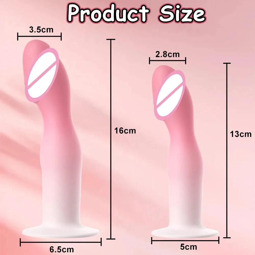 Simulation Dildo With Liquid Silicone Masturbation Sex Toys With Suction Cups Female G point Anal Plug Massage Adult Products