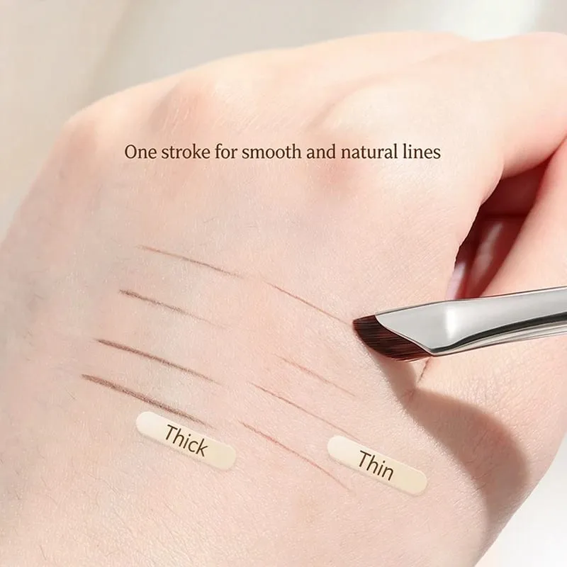 Sickle Eyeliner Brush Eyeshadow Blade Brush Detail Brush Diagonal Eyebrow Brushes Undereyelid To Sleeping Silkworm Makeup Tools