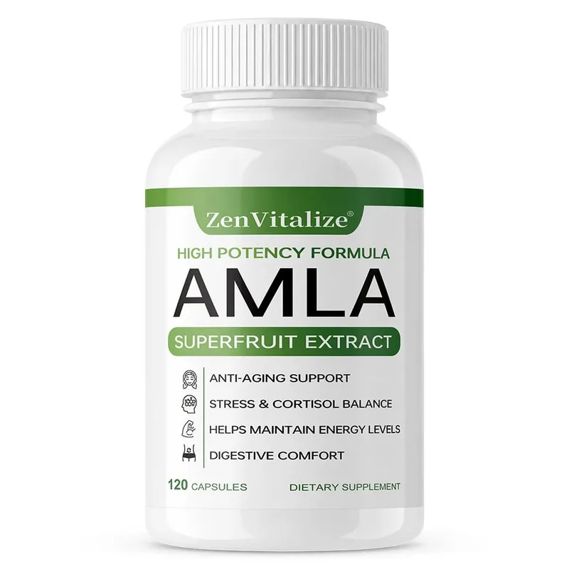 Organic Amla Capsules 1000mg Antioxidant Daily Immune Rejuvenation Digestive & Heart Wellness Support Vegan