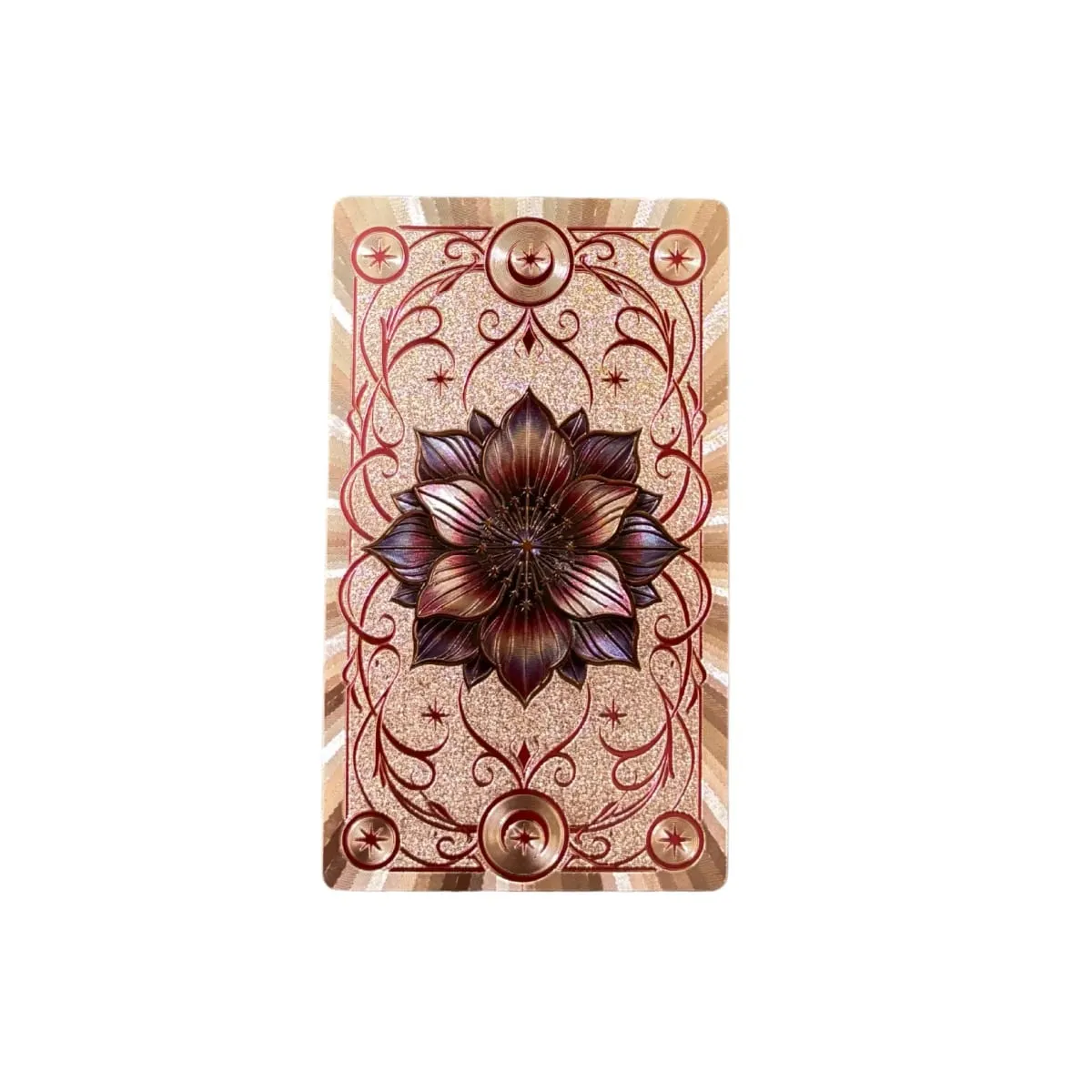 12*7cm Old Style Lenormand Oracle Cards PVC Gold Foil Fortune Telling Deck for Beginners & Professional Old Style Design