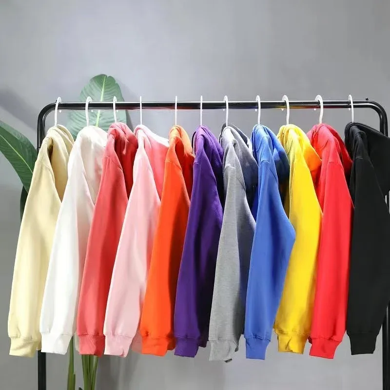 Men's Hoodies Women Pullover Spring Autumn Casual Hoodie Sweatshirts Solid Color Hoodies Oversize Black Sweatshirt For Male