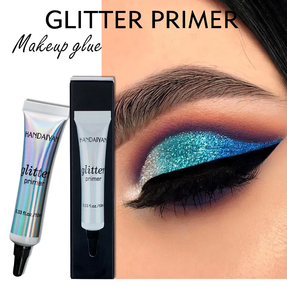Glitter Primer Makeup Glue Flash Eyes Gel Face Eye Body Sequin Primer Long-lasting Brilliant Makeup Tools Primer Shiny