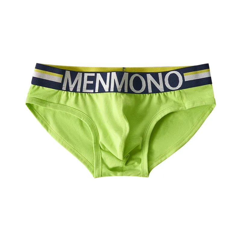 nya herrunderkläder i ren bomull sexiga slimmade modeunderkläder för män Låg midja Sport ungdomskalsonger