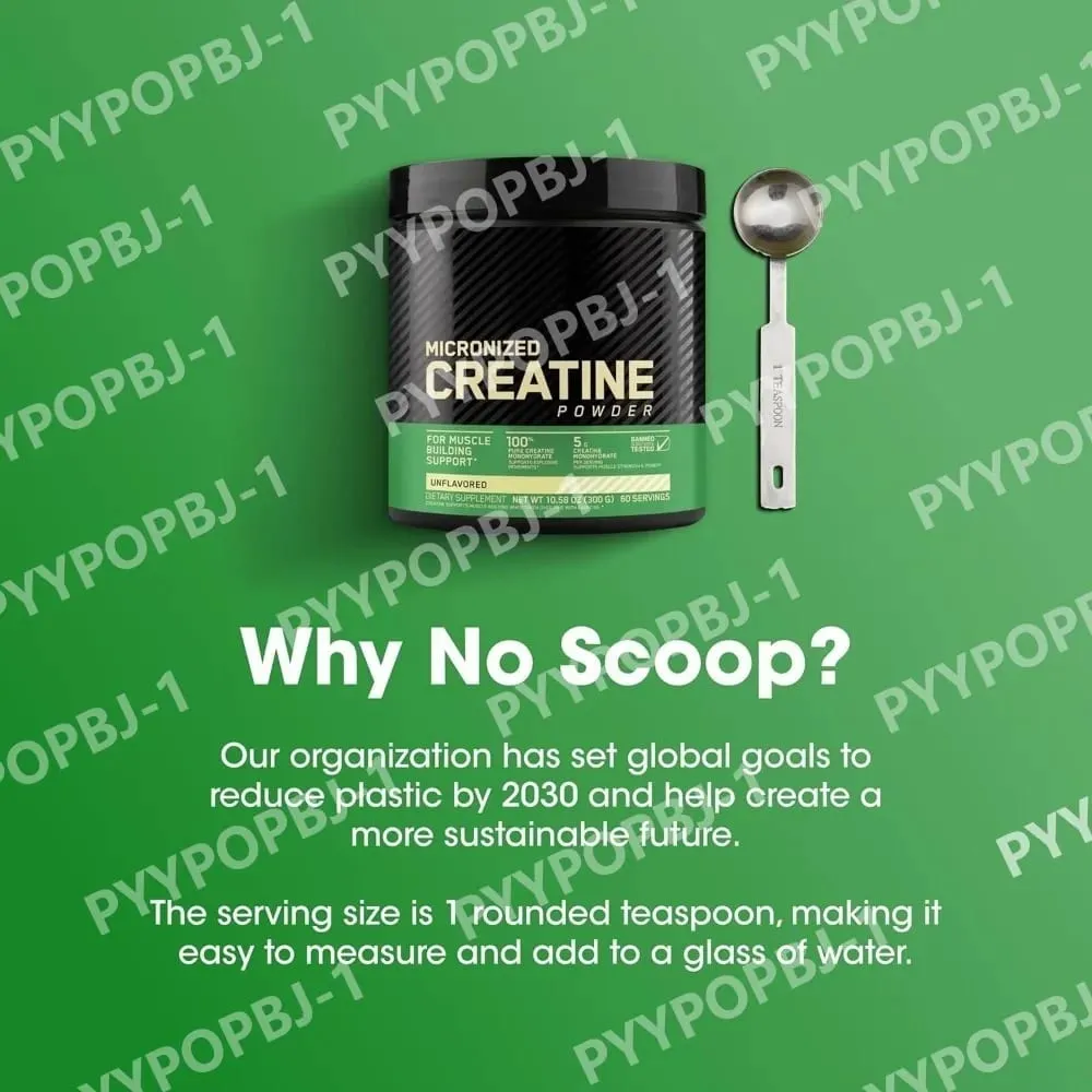 Micronized Creatine Monohydrate Powder Unflavored 60 Servings 300 Grams Packaging May Vary