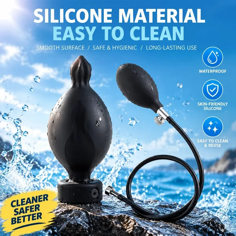 Inflatable Anal Plug Anal Dilator Huge Butt Plug Stimulate Sex Toy For Women/Men Masturbators Prostate Massager Big Anal Toys