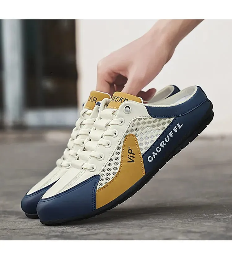 Men's Casual Slip-Ons - Durable Comfortable Breathable & Stylish Half-Slippers