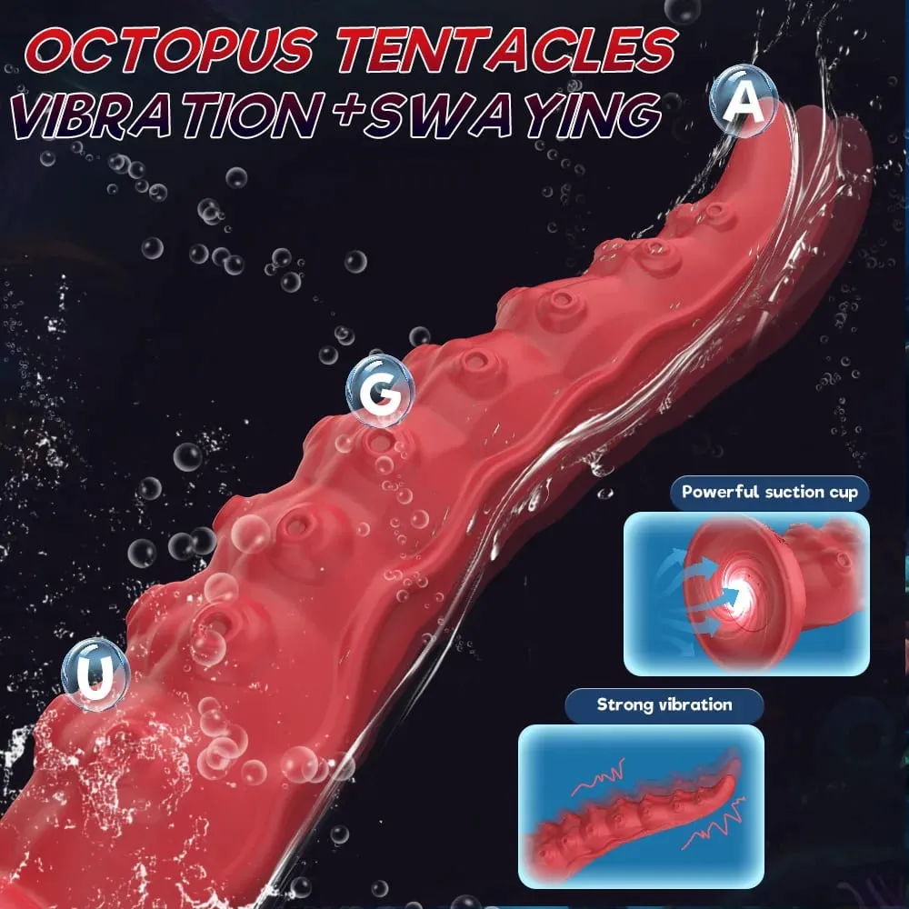 Animal Octopus Long Anal Plug Anal Vaginal Expansion Masturbator Female Orgasm Tentacle Dildo Sex Toys G-Spot Stimulation Penis