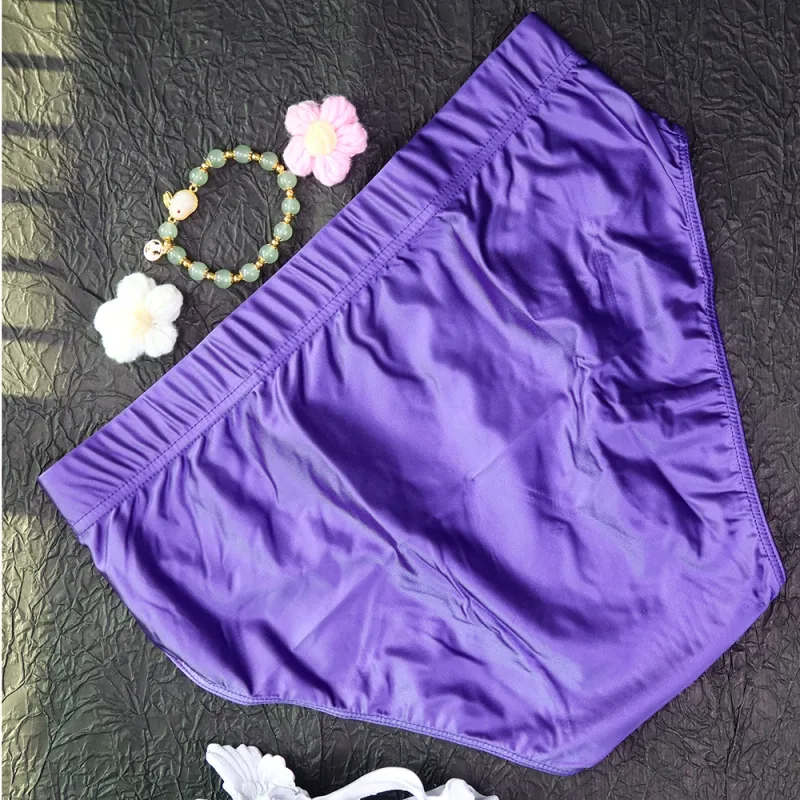 new Mens Briefs Underwear Satin-like Breathable Low-Rise Underpants Male Panties Men's glossy underwear