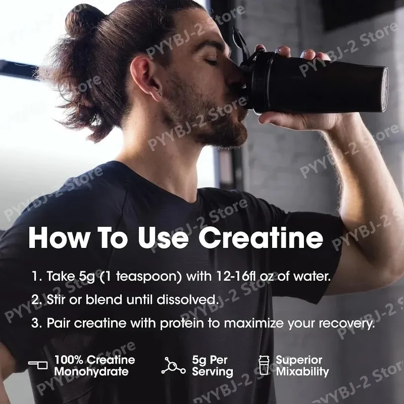 300g Creatine Monohydrate Powder Support Strength Muscle Performance Sports Beverages Usee Support Fitness Nutrition Supplement