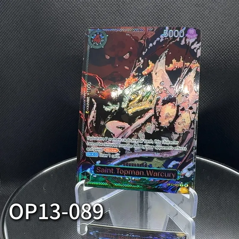 One Piece TCG OPCG English Character Card OP13 5 Siant Nusjuro Saturn Ju.Peter Warcury Mars Imu Deck Textured Foil Card