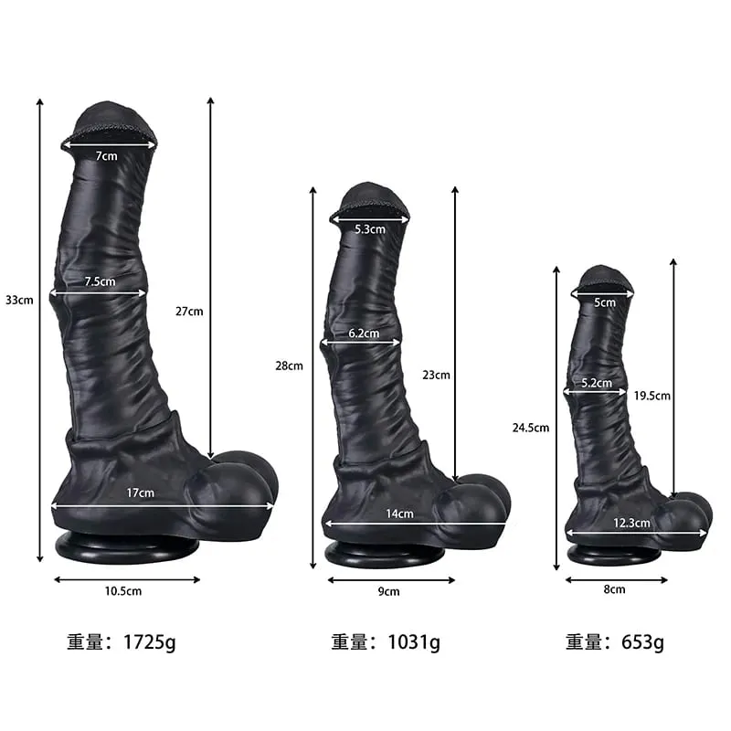 Dildo Horse Dick Anal Plug in Four Colors Noctilucent Butt Sex Toys Prostate G-spot Massager Anal Penetration Men Masturbator 18