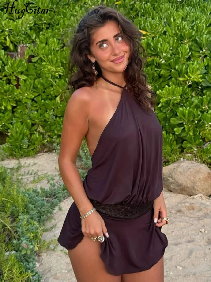 Σέξι μίνι φόρεμα 2025 Καλοκαιρινά ρούχα Vacation Party Club