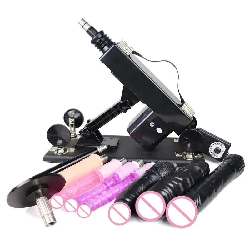 Automatic Masturbation Machine for Women 3XLR Powerful Sex Toy with Big Dildo Adult Pumping Gun for Sexual Pleasure