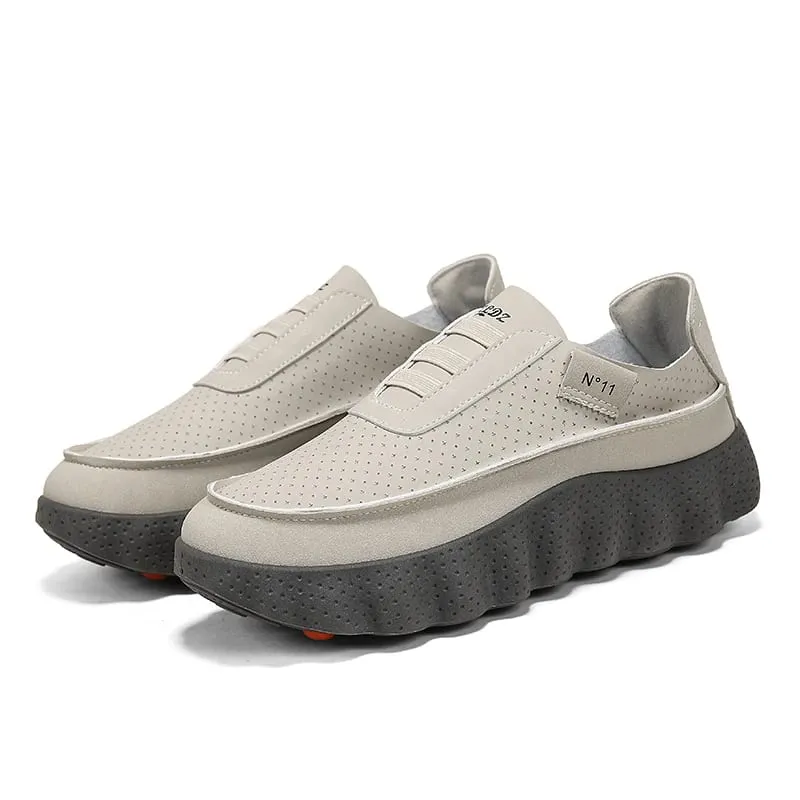 Outdoor Walking Jogging Footwear Sneakers New Casual Shoes Autumn Men Chunky Platform Non Slip Male Breathable Running Shoes