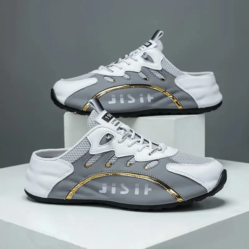 Men Sneakers teenage Trendy Shoes Summer Mesh Breathable Casual Shoes anti Slip Wear-resistant Platform Sneakers Tênis Masculino