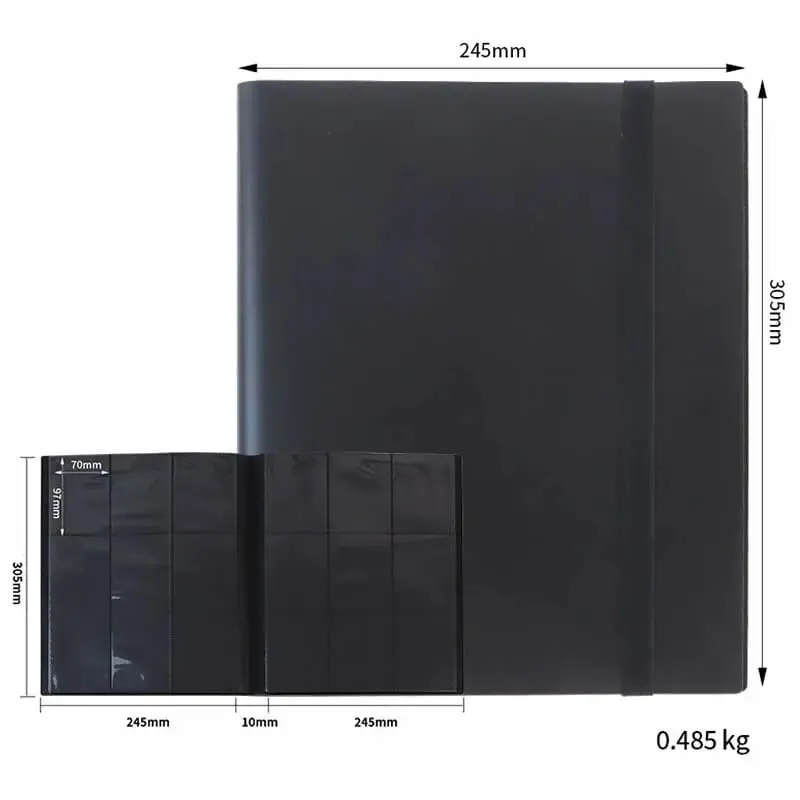 160/360 Cards Albums Capacity Pocket Holder Binders For Pokemon Yugioh Baseball Football Sports Game Card Book Sleeve Binder