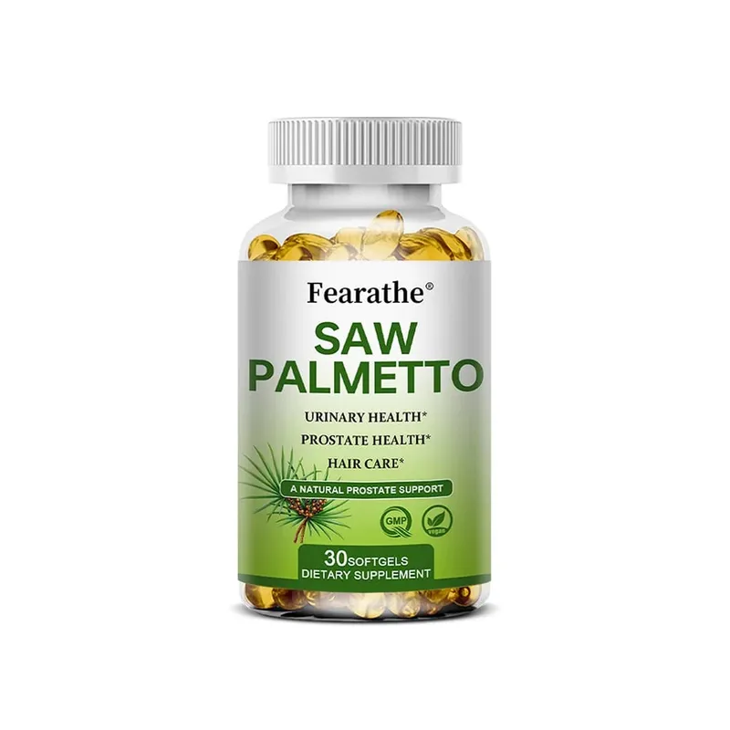 Organic Saw Palmetto 500 Mg Supports Prostate Health DHT Prevention Hair Supplements Urinary Tract Health
