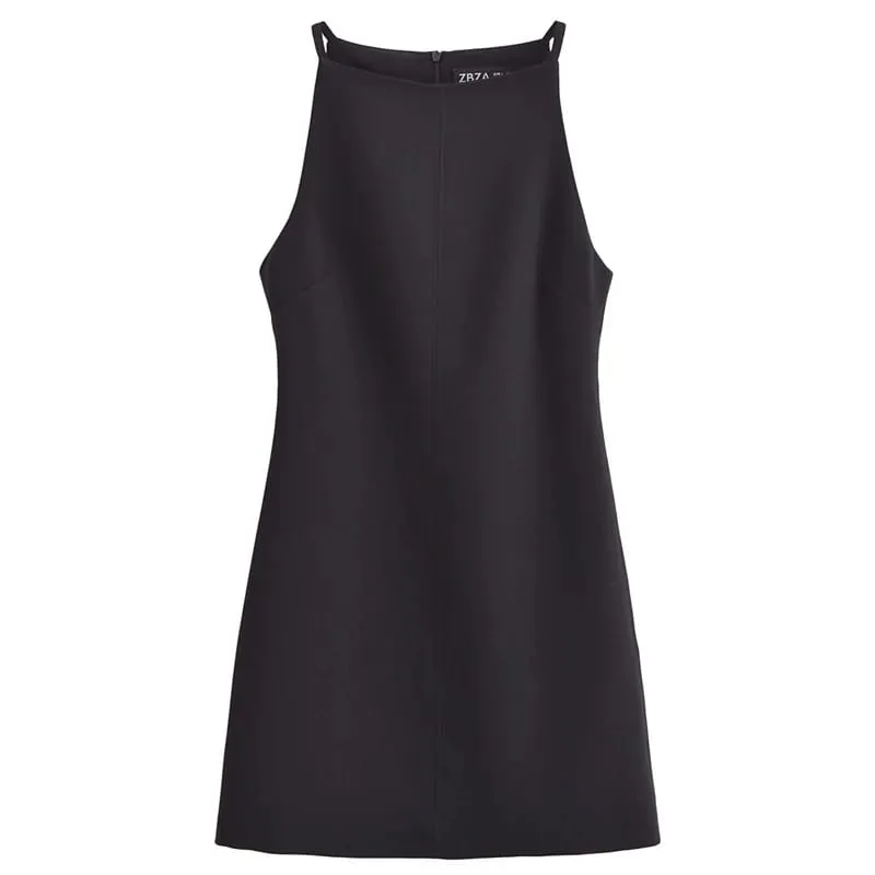 Vestidos de verano de moda 2024, vestidos para mujer, minivestido ajustado sin mangas, vestido blanco, rojo, azul, negro, amarillo, vestidos de vacaciones
