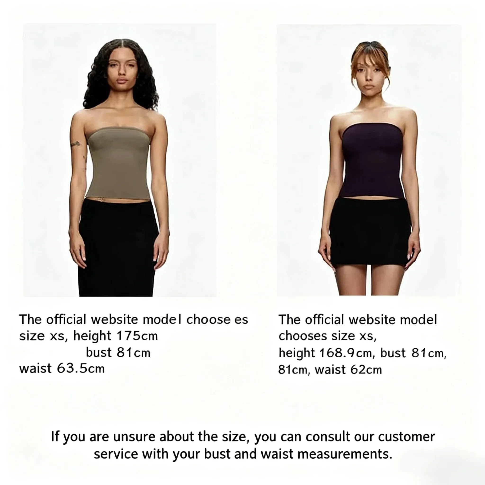 Tank Summer Women's Basic Tube Top Sexy Vest Fabric with High Elasticity and Skin-Friendly Top
