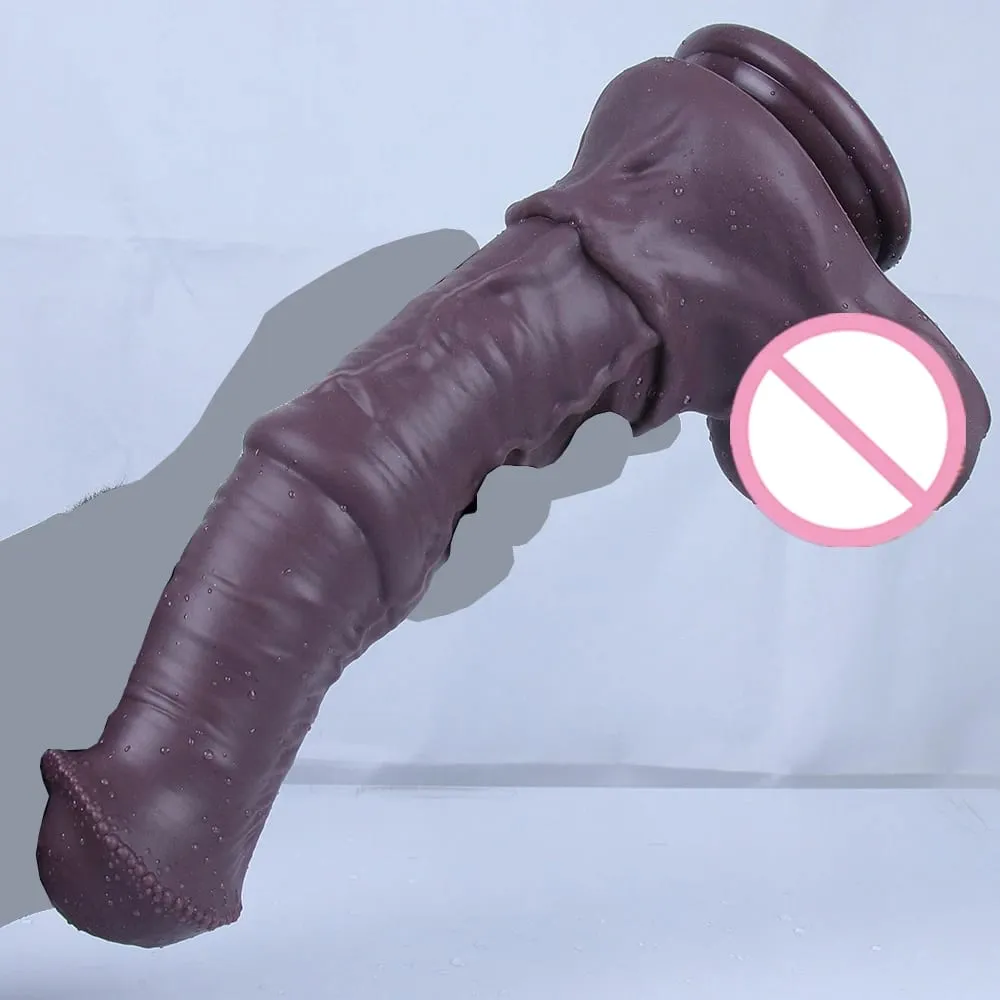 S/M/L Huge Dildo Realistic Animal Horse Penis High Simulation Sex Toys With Suction Cup Anal Plug for Adults Masturbation Orgasm
