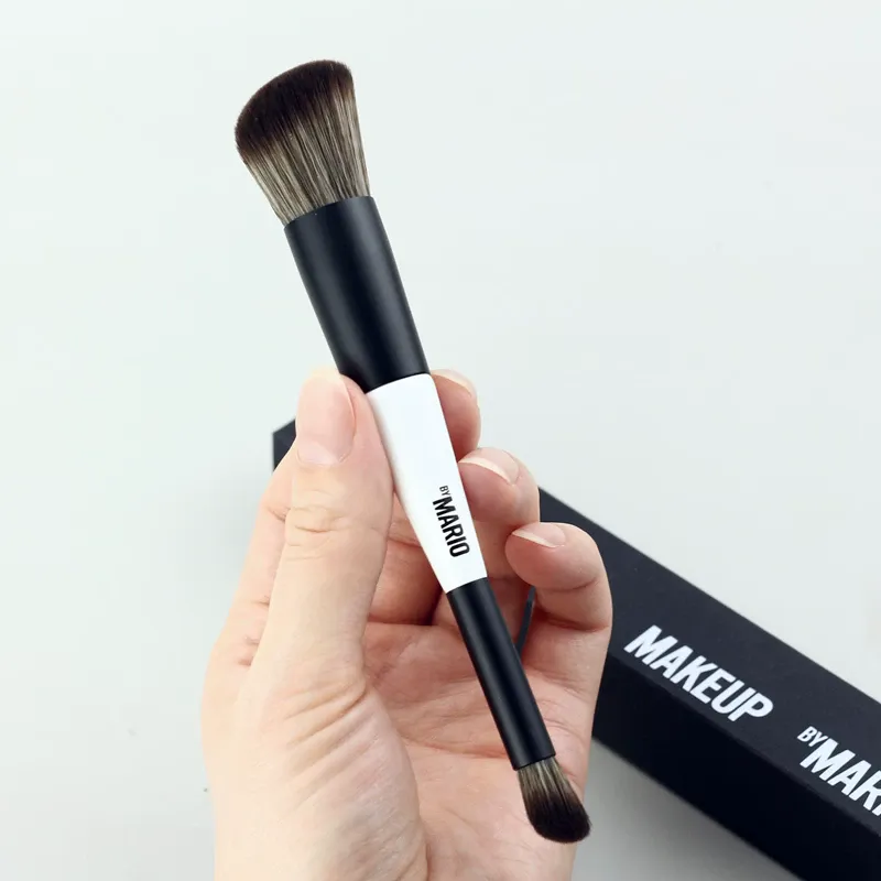 Dual Ended F4 Powder F1 Blush Contour F2 Makeup Brushes with Box Soft Mario Foundation Brush Professional Face Cosmetic Tool
