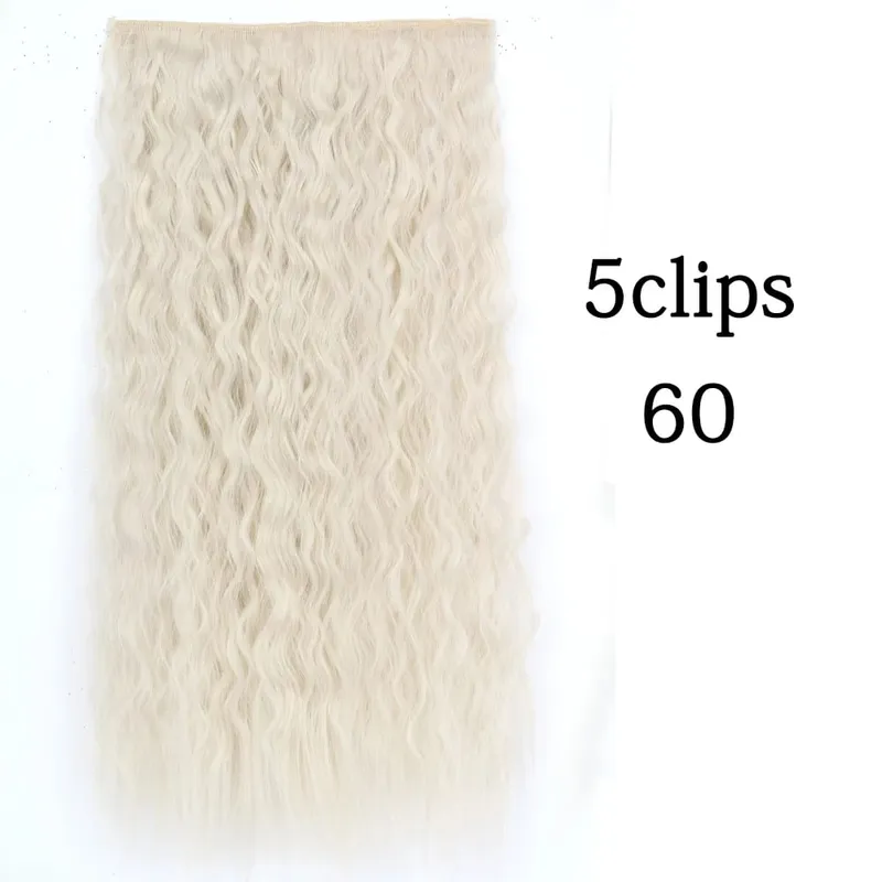 Tổng Hợp 22 32 Inch 5 Kẹp Tóc Chịu Nhiệt Giả Bộ Tóc Giả Dài Lượn Sóng Kiểu Tóc Kẹp Trong Tóc