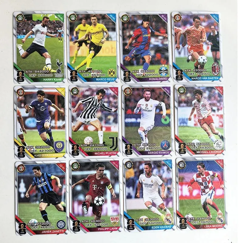 Football Star Trading Cards Box Soccer Player Collection Card Packs Sports Game Cards Fan Souvenir Birthday Gift for Boys — image 5
