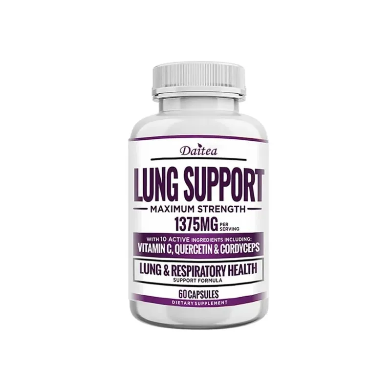Lung Detox & Cleanse Capsules - Supports Bronchial and Respiratory Health Promoting Lung Cleansing and Detoxification