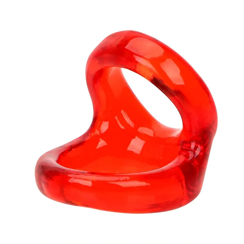 Male Penis Sleeve Dual Cock Rings Delay Ejaculation Nozzle Penis Rings Enlargement Reusable Cockring Sex Toys for Men Adults