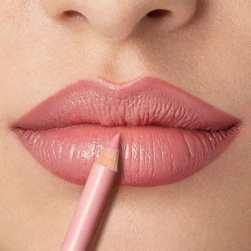 Delineador de labios mate resistente al agua de 12 colores, delineador de labios duradero a prueba de manchas, fórmula sin transferencia, maquillaje de lápiz labial de contorno preciso