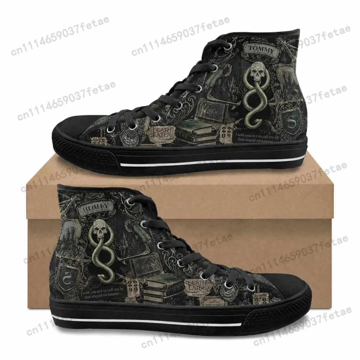 Tom Riddle Low Top High Quality Sneakers Teenager Canvas Sneaker Mens Womens Casual Couple Shoes Customization Shoe
