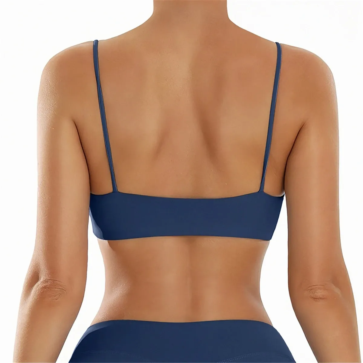Sport Bra Women Sexy Strap Gym Bras Breathable Fitness Crop Top Yoga Underwear Padded Workout Push Up Tank Tops