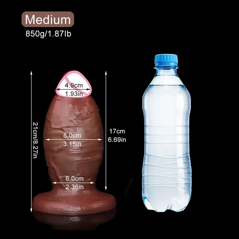 Tyk dildo til analsex legetøj 18+ flydende silikone buttplug Kæmpe anal realistisk dildoer Stout stik kvinder mænd homoseksuelle onani