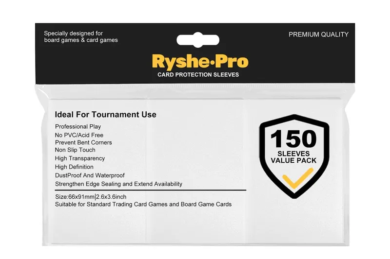 100pcs 2.5"x3.5" Premium Trading Card Sleeves 66x91mm Standard Sized Board Game Cards for MTG Magic Gathering Lorcana Game Card