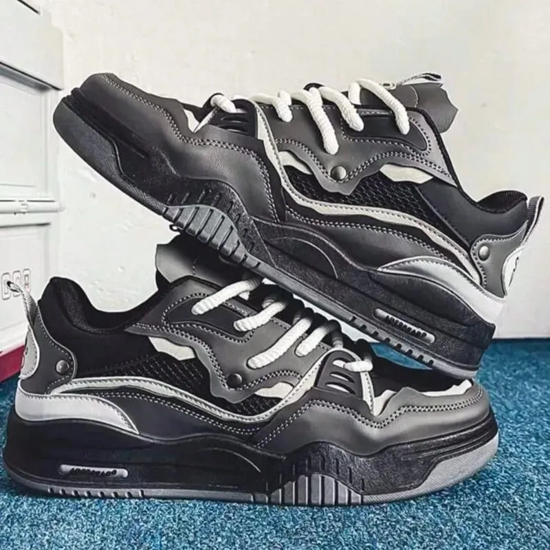 Casual Shoes for Men Board Shoes Patchwork Skating Sports Running Sneakers Non-Slip Soles Fashion Mens Sneakers Tenis Masculino