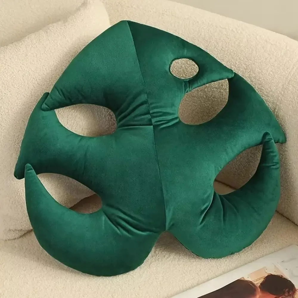 New Cartoon Creative Leaf Plush Toys Back Cushion Doll Green Plant Leaf Adult Pillow Cushion Home Indoor Decor Seat Pad