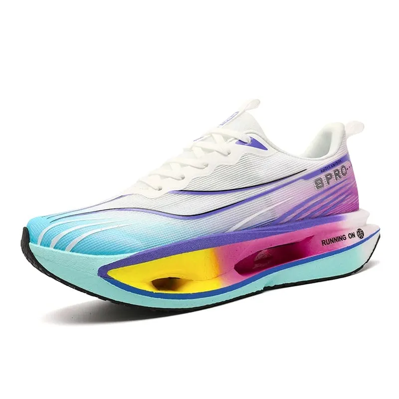 2026 Men Sports Running Shoes Marathon Breathable Light Comfortable Women Athletic Sneakers Carbon Board Trend Athletic Sneakers