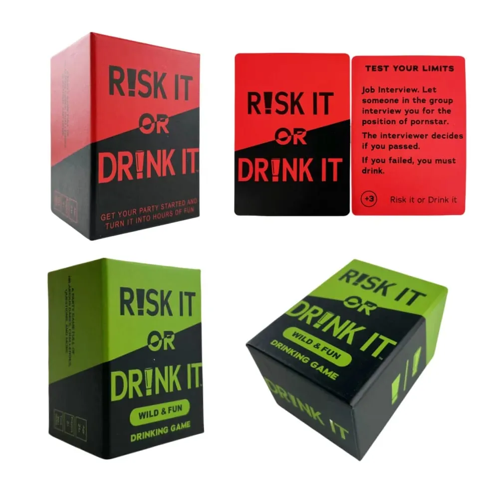 New Model Fun Party Game For College Card Game Drinking Game Pregame Night Hilarious Dares Challenges Questions Adult