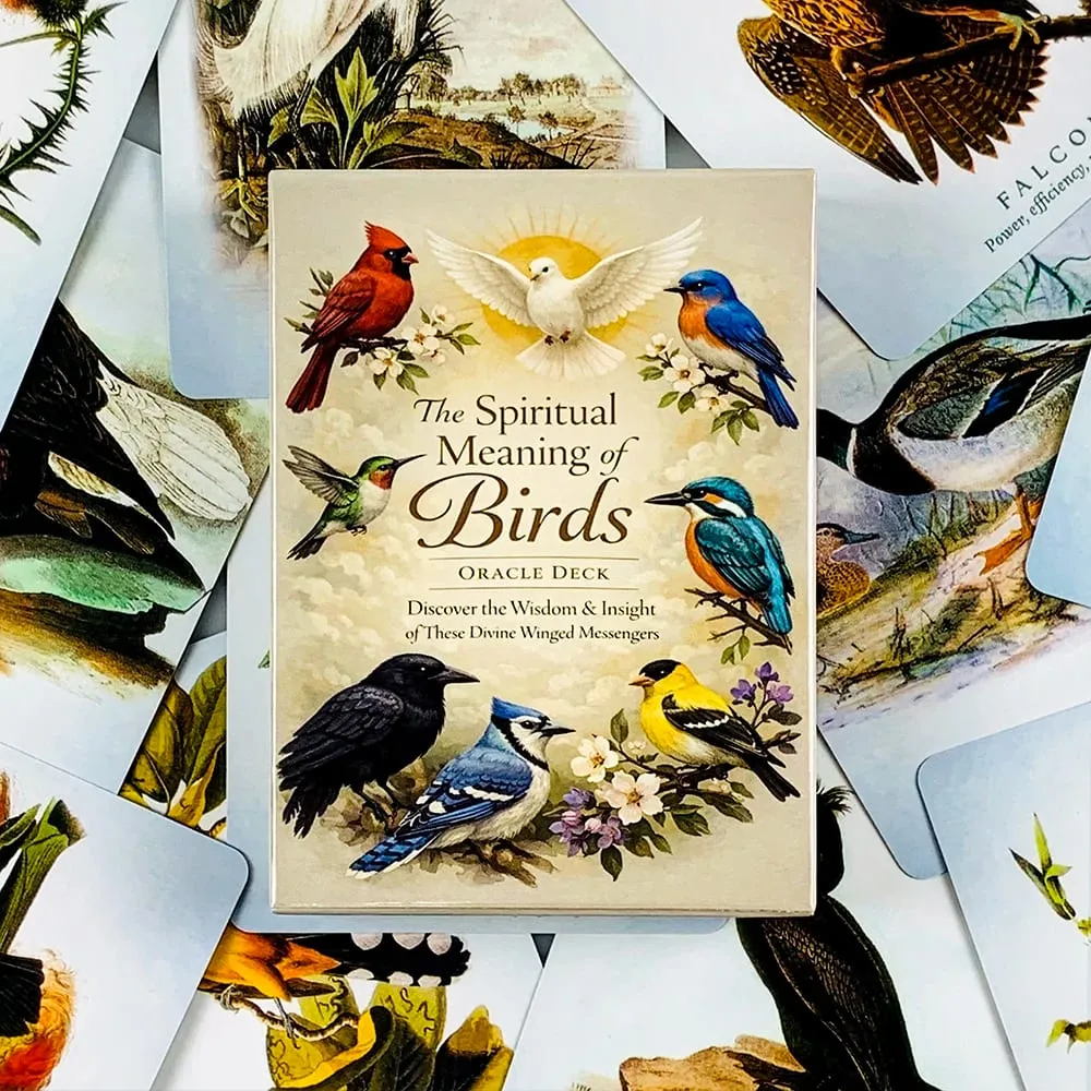 New The Spiritual Meaning Of Oracle Cards 10.2*7.4CM 50pcs Cards Discover The Wisdom & Insigt Of These Divine Winged Messengers