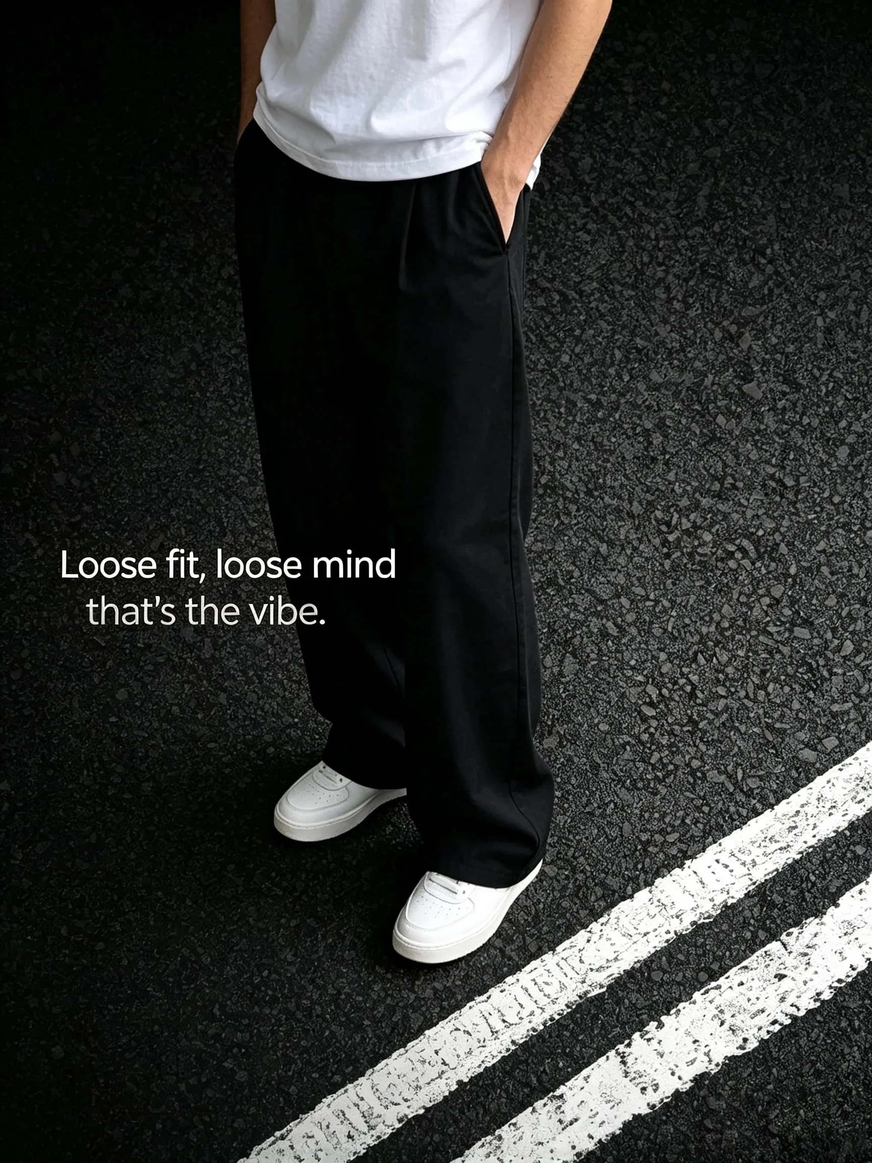 Baggy Jeans for Men Retro Style Solid White Loose Wide Leg Denim Trousers Men Casual Daily Streetwear Washed Men's Jeans Pants