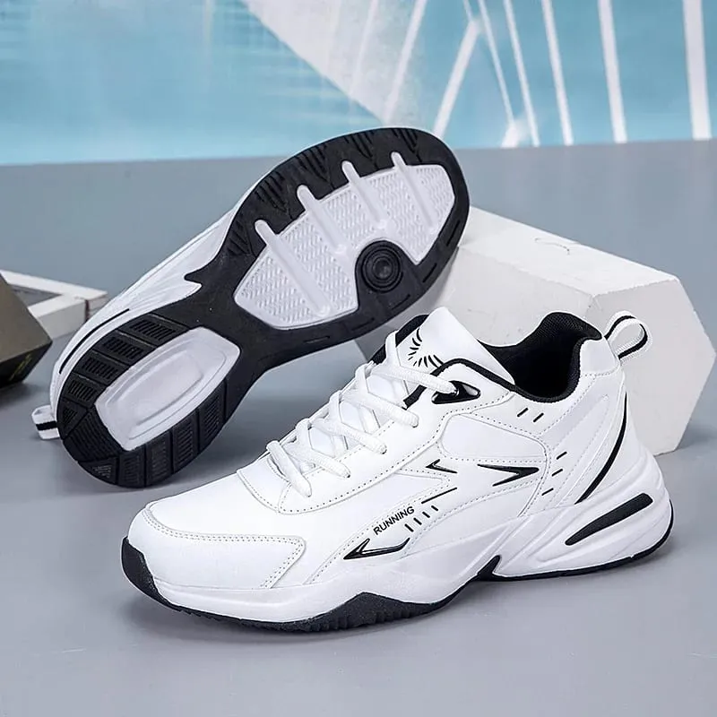 Chunky Sneaker for Men Thick Sole Versatile 2026 New Trend Mesh Lace Up Breathable Casual Sports Shoes Increased Soft Soles