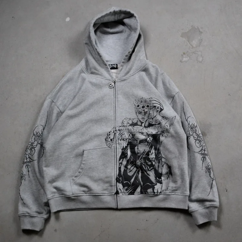 Jojo Bizarre Adventure Hoodies Women Y2k Oversized Hoodie Hip Hop Couples Harajuku Street Men Sweatshirt Anime Clothes