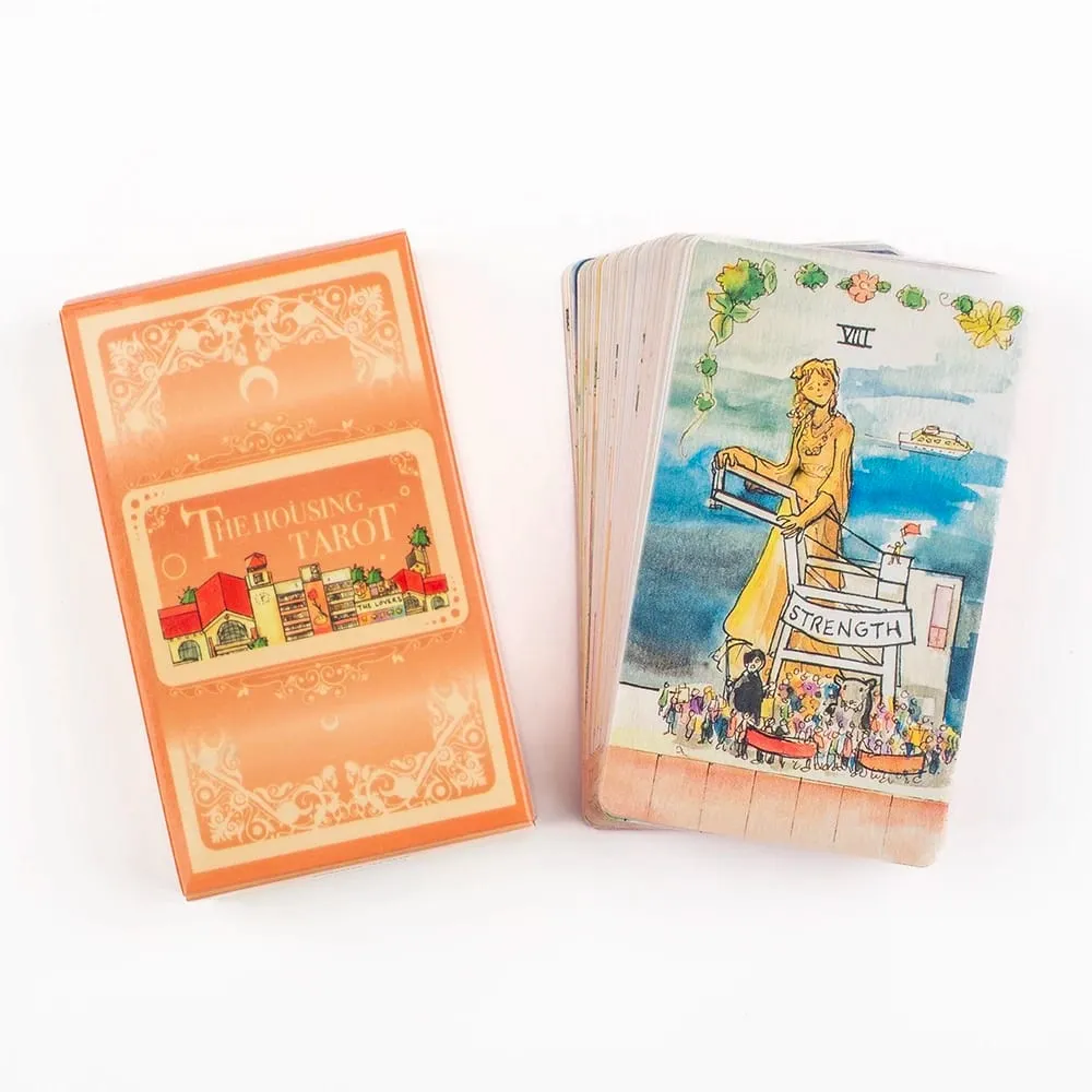 The Housing Tarot Deck Borad Games Divination Family Party Paper Cards Game Tarot And A Variety Of Tarot Options 10.3*6CM